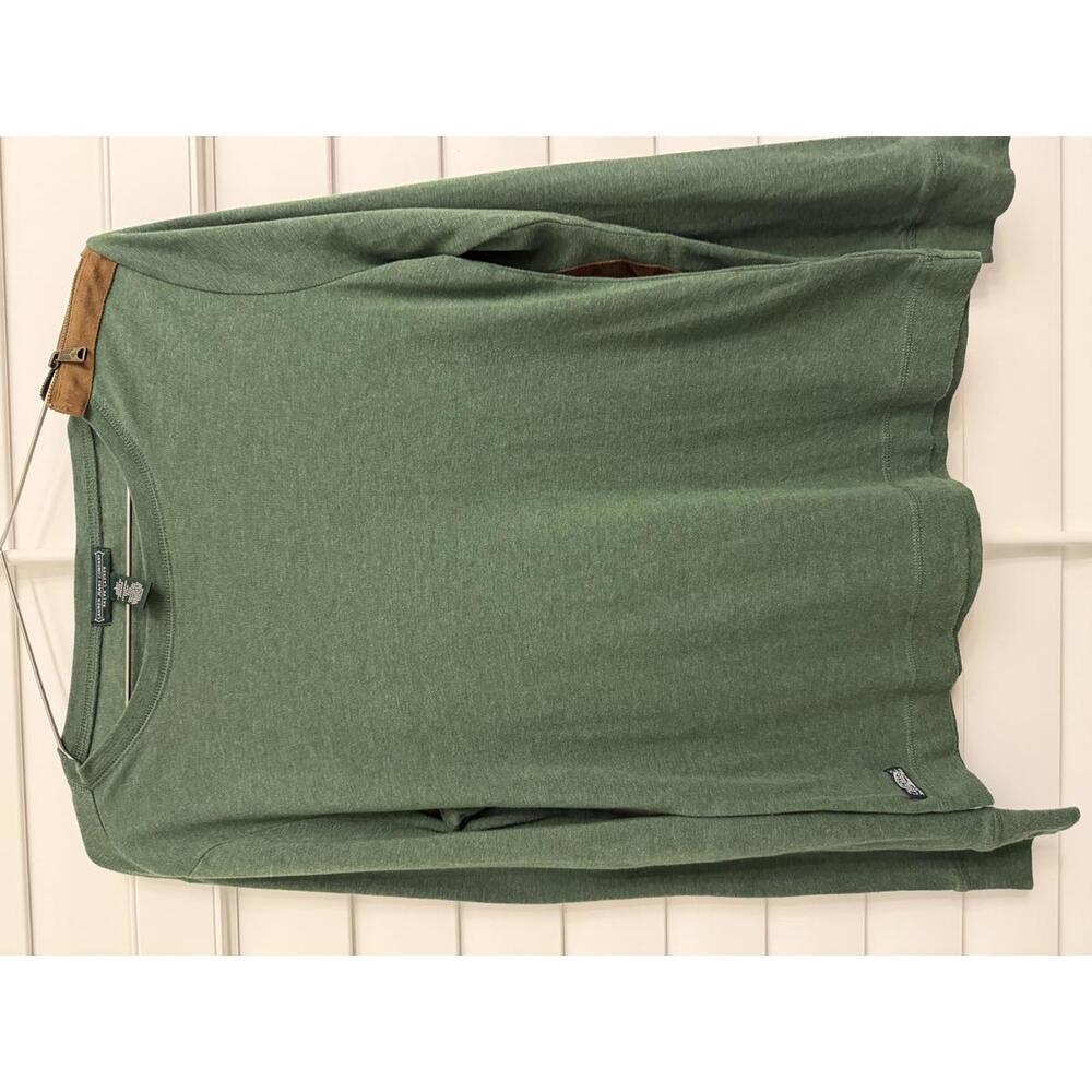 Ralph Lauren Jeans Co. green long sleeve with elbow and shoulder detailing
